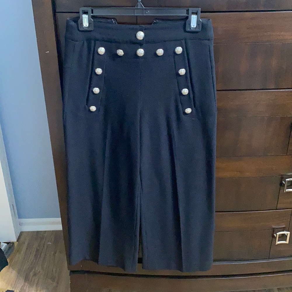 Culotte navy pants